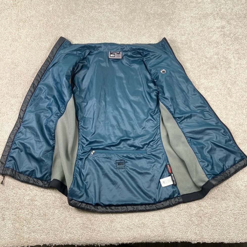 REI Womens L Vest Black Primaloft Pertex Quantum Packable Insulated Quilted - Picture 4 of 11